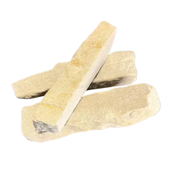 Dlažba Přírodní štípaný pískovec Nela tl. 30 mm, 1 x řezaný - ANTIK (Obklad štípaný tl. 30 mm, 1 x řezaný - povrch ANTIK)