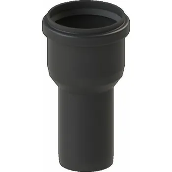 Kouřovod Almeva STARR Redukce DN60/80 UV stabilní černá