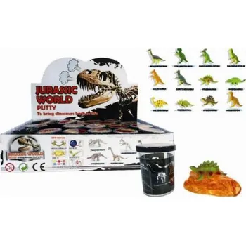 Teddies Sliz - hmota 80 g Dinosaurus 6 cm