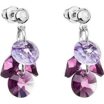 Náušnice Náušnice Malý hrozen Amethyst, Violet SWAROVSKI