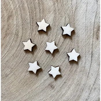 Dřevěná hvězdička 1,5 cm