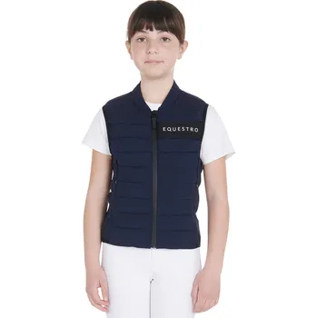 EQUESTRO Vesta jezdecká Equestro, dětská, navy 8 let