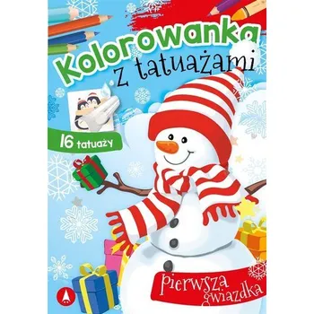 První čtění Kolorowanka z tatuażami. Pierwsza gwiazdka - Danuta Klimkiewicz, Maria Kwiecień Wydawnictwo Skrzat, Wiesław Drabik