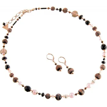 Souprava šperků Lampglas Luxusní souprava šperků z perel Lampglas Frozen Berries SET X1 (náhrdelník, náušnice) + 2 měsíce na vrácení zboží