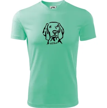 Vizsla Hlava - Dětské triko sportovní (dresovina) - 146 cm/10 let ( Mátová )
