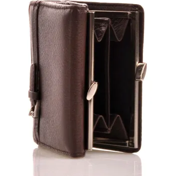 Peněženka Kristy.X peněženka s rámečkem na drobné 695806 hnědá - 2. jakost