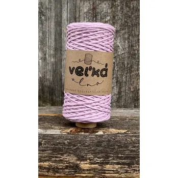 Příze Velká vlna Macrame 1,5mm Šeřík (Špagát na macrame Orgován)