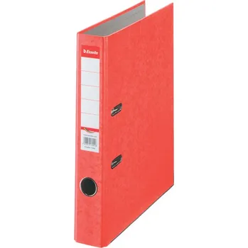 Esselte pákový pořadač A4 kartonový Rainbow 5 cm červená