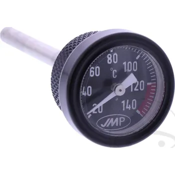 Olejový teploměr černý na moto Honda, Kawasaki (CB 600 Hornet, CBF 600, CBR 600 RR, ER-6F/N, KLE 650 Versys) (Závit 20x2,5, délka měrky 66 mm)