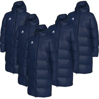 Fotbal ERREA´ 5x ERREA trenérský kabát VEGAS Coach Hydro-Stop BARVA: tmavě modrá, Velikost: M