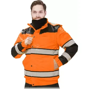 pracovní bunda Reis MILLING PB 2v1 reflexní zateplená bunda oranžová