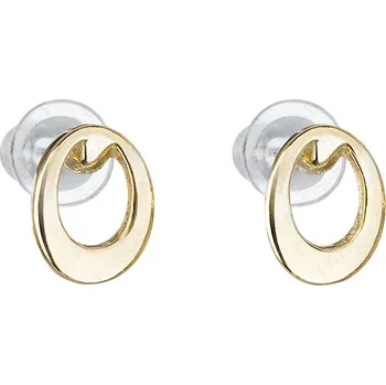 Náušnice Náušnice Oválek pozlaceno