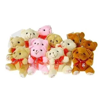 plyšák Miś pluszowy z zawieszką 10cm mix