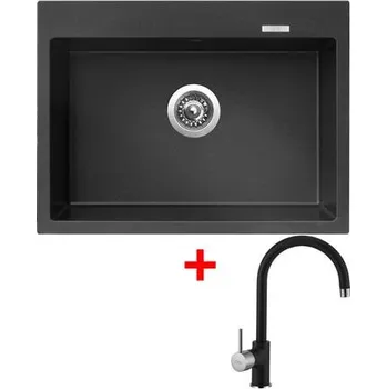 Kuchyňský dřez Sinks MAXIMO 680 Metalblack + Vitalia GR