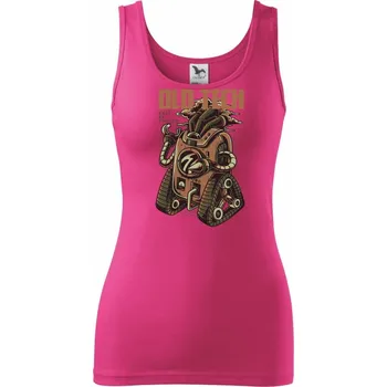 Dámské oblečení Old tech robot - Dámské tílko - M ( Purpurová )