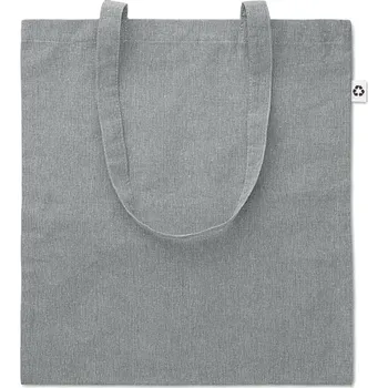 Nákupní 140g recyklovaná taška Cottonel duo, šedá