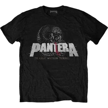 Pantera Snake Logo Black XL Tričko