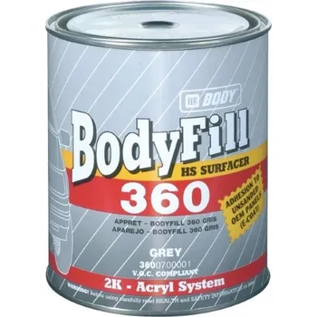 Tmel HB Body HB BodyFill 360 základový plnič 2+1 Varianta: HB BodyFill 360 základový plnič 2+1 šedý 1 L