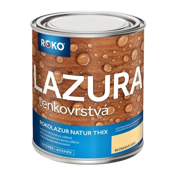 lazura Rokospol a.s. Rokolazur Natur Thix Varianta: Rokolazur Natur Thix pinie 0,75L