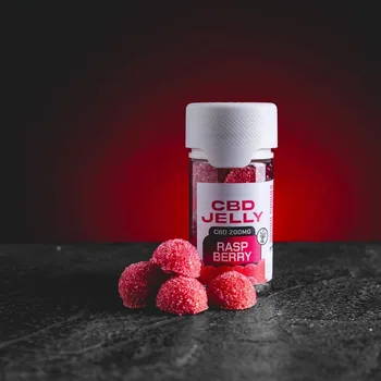 Přírodní produkt Kratom World CBD Jelly 250mg MALINA