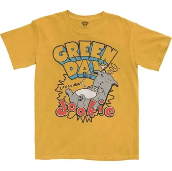 Pánské oblečení Green Day Tričko Dookie Longview Unisex Orange XL