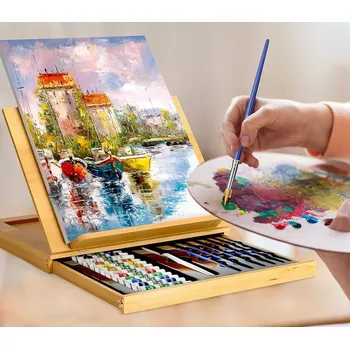 Výtvarná sada Deminas Malířský set v kufříku - 46 prvků