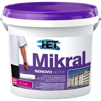 Fasádní barva Het Mikral Renovo Active Varianta: Het Mikral Renovo Active báze C 1 kg