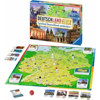 Společenská hra Zájezd Ravensburger do Německa, desková hra