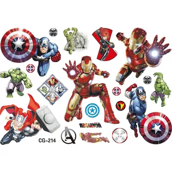 Odstranitelné tetování Smyvatelné tetovačky pro děti AVENGERS CG214