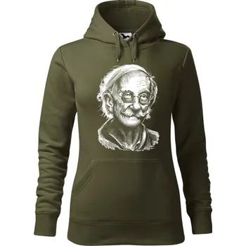 Dámská mikina Mikina - Bohuslav Reynek Barva: Military (69), Velikost: XXL, Střih: Dámské