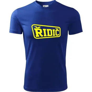 Chlapecké tričko Řidič - rámeček - Dětské triko sportovní (dresovina) - 122 cm/6 let ( Královská modrá )