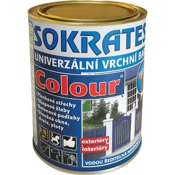 barva na beton BUILDING PLAST - Sokrates SOKRATES colour Varianta: SOKRATES colour 0199 černá 2 kg