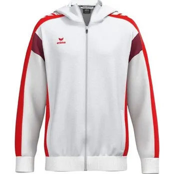 Pánská větrovka Erima ERIMA CELEBRATE 125 TRÉNINKOVÁ BUNDA S KAPUCÍ - PÁNSKÁ - Bílá/Červená - XL - doprava zdarma