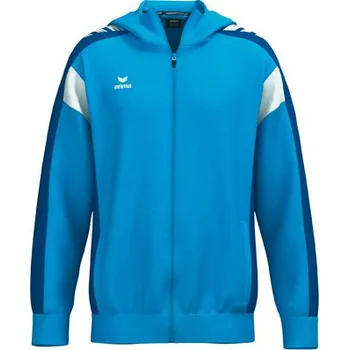 ERIMA CELEBRATE 125 TRÉNINKOVÁ BUNDA S KAPUCÍ - DĚTSKÁ - Světle modrá, Modrá - velikost 140
