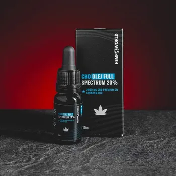 Přírodní produkt Kratom World CBD Olej Full Spectrum 20% 10ml