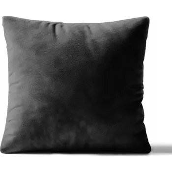 Polštář 40x40 cm / POVLEČENÍ NA DEKORAČNÍ POLŠTÁŘ ŠEDÉ SEMIŠOVÉ ZAMATOVÉ VELUR