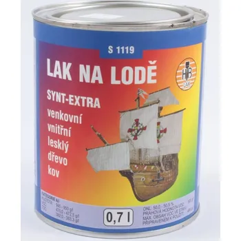 barva a nátěr na dřevo HB-Lak Lak na lodě S1119 Varianta: Lak na lodě S1119 0,35 L