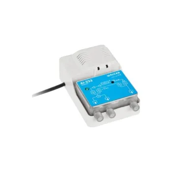 Příjem digitálního pozemního vysílání ALCAD AI-223 zesilovač,1 vstup TV, 2 výstupy, zpětný kanál 0-65 MHz