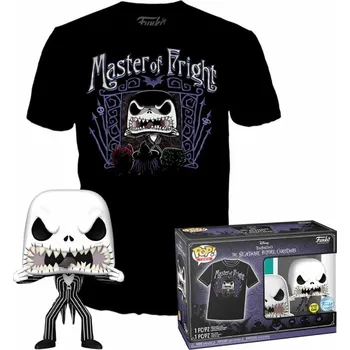 Pánské tričko Tričko metal pánské Nightmare Before Christmas - POP! & Tee Box Jack Skellington - POP - FK63628 - S