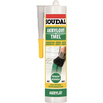Tmel Soudal Akrylový tmel Varianta: Soudal Akrylový tmel bílý 300 ml
