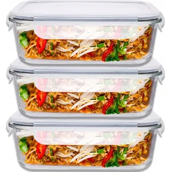 Dóza na potraviny Nádoba na potraviny Florentyna Frigo 370 ml, hermetická, 3 ks