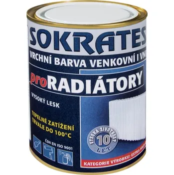 barva na kov BUILDING PLAST - Sokrates SOKRATES ProRadiátory Varianta: SOKRATES ProRadiátory 6003 slonová kost lesk 5 kg