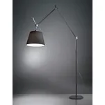 Tolomeo mega terra černá Artemide - stojací lampa stínítko: Black Ø 32cm, Příslušenství: With dimmer + Bulb