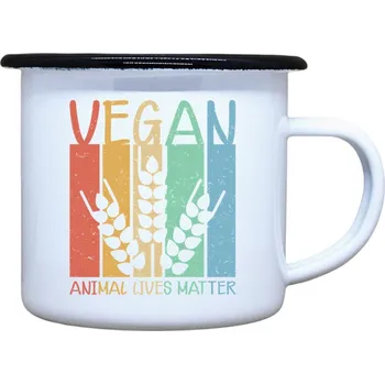 DOBRÝ TRIKO Plecháček s potiskem Vegan Velikost plecháčku: 330 ml