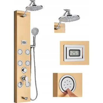 Sprchový panel Sprchový panel Ari s hydromasáží a směšovačem