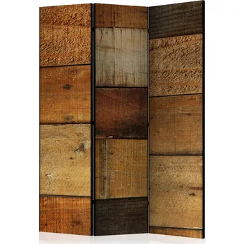 Paraván Paraván - Dřevěné Textury Velikost: 135x172 cm, Provedení: Jednostranný