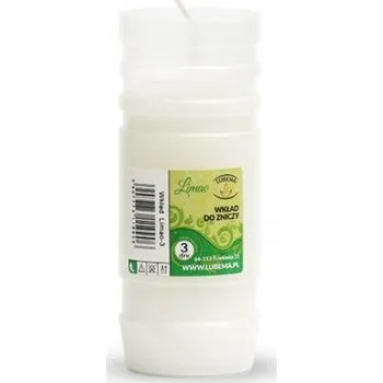 Svíčka Parafínový vklad do hřbitovních svíček 14 cm 3 dny Limao 3