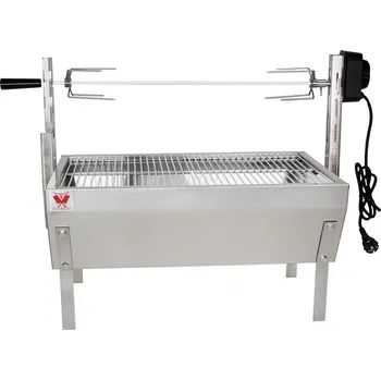 Zahradní gril Beeketal SGB-8 stříbrný