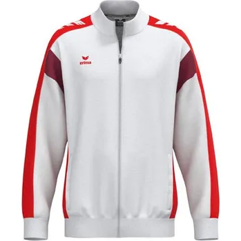 Pánská větrovka ERIMA CELEBRATE 125 TRÉNINKOVÁ BUNDA - UNISEX - Bílá, Červená - velikost M