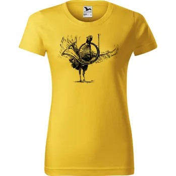 Tričko - perokresba Bažant Barva: Žlutá (04), Velikost: XXL, Střih: Dámské